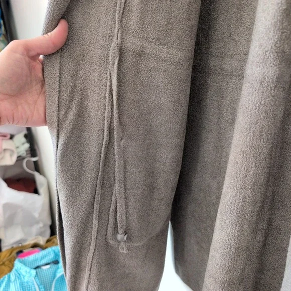 NWT Barefoot Dreams CozyChic Ultra Lite Shawl Vest Brown Loden XL BDWCU21535 - Picture 5 of 9